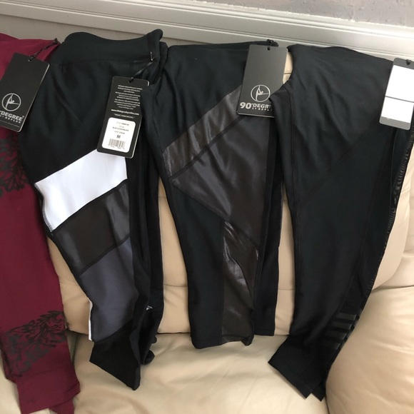 6 BNWT pairs of 90 degree leggings-size medium - Picture 3 of 6